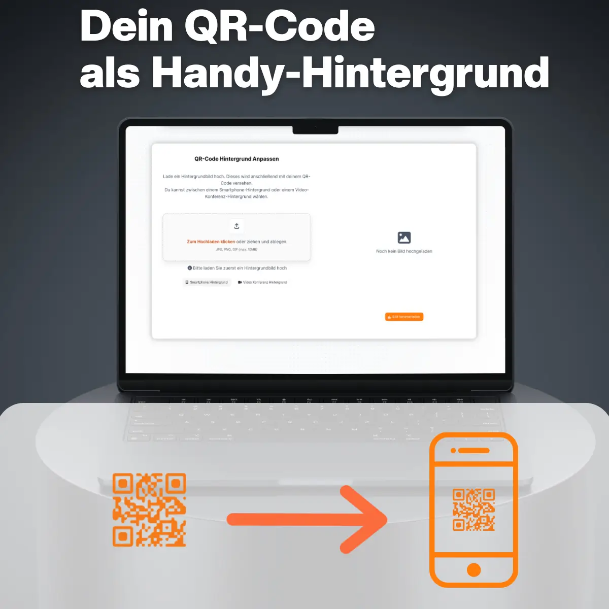Ganz leicht deinen QR-Code der digitalen Visitenkarte auf dem Sperrbildschirm