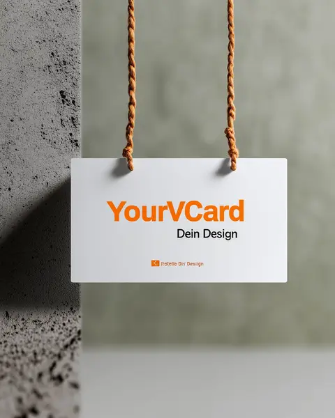  Erstelle deine digitale Visitenkarte in deinem Design in nur wenigen
                            Minuten