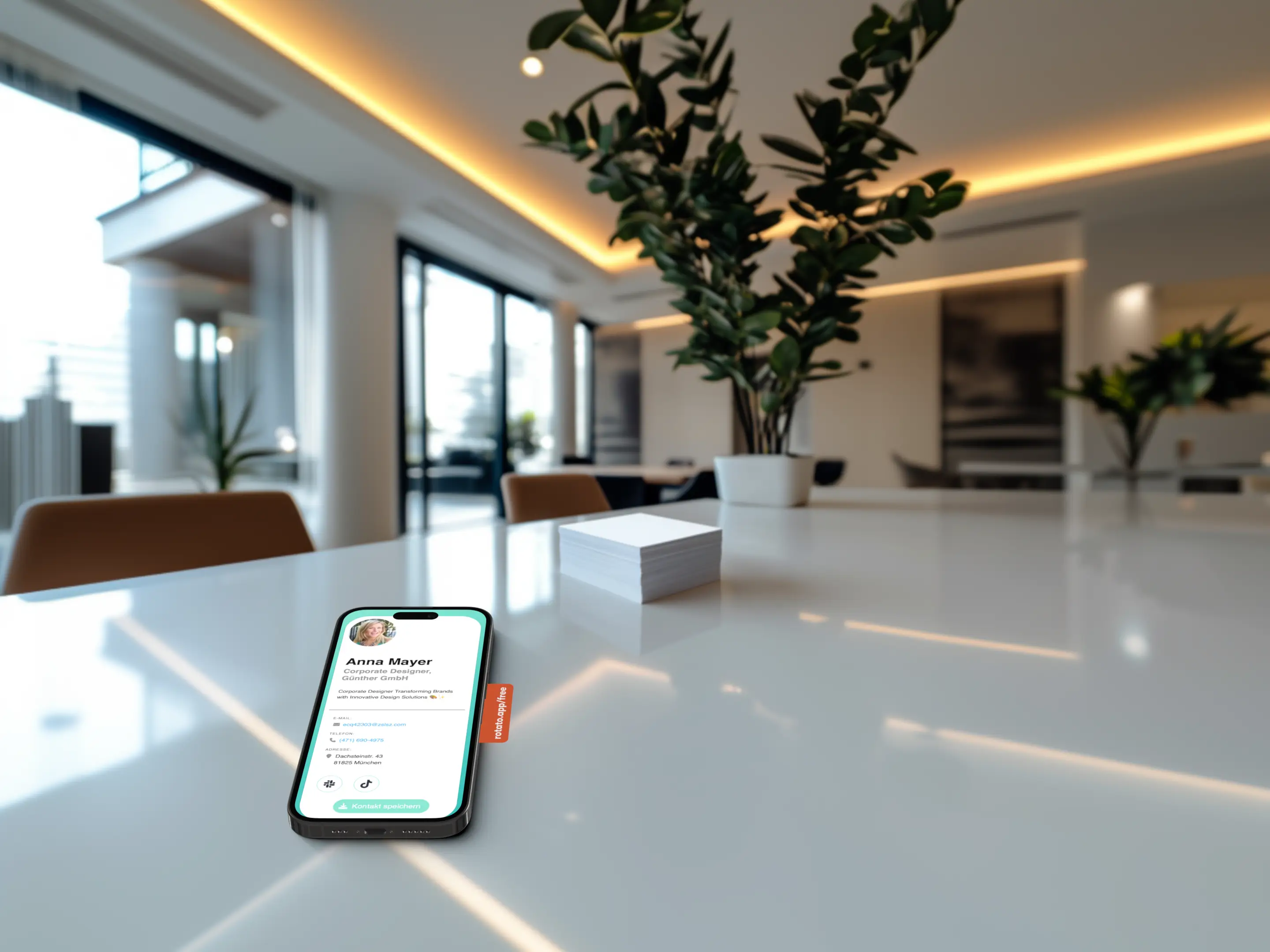 Nachhaltigkeit durch digitale Visitenkarten