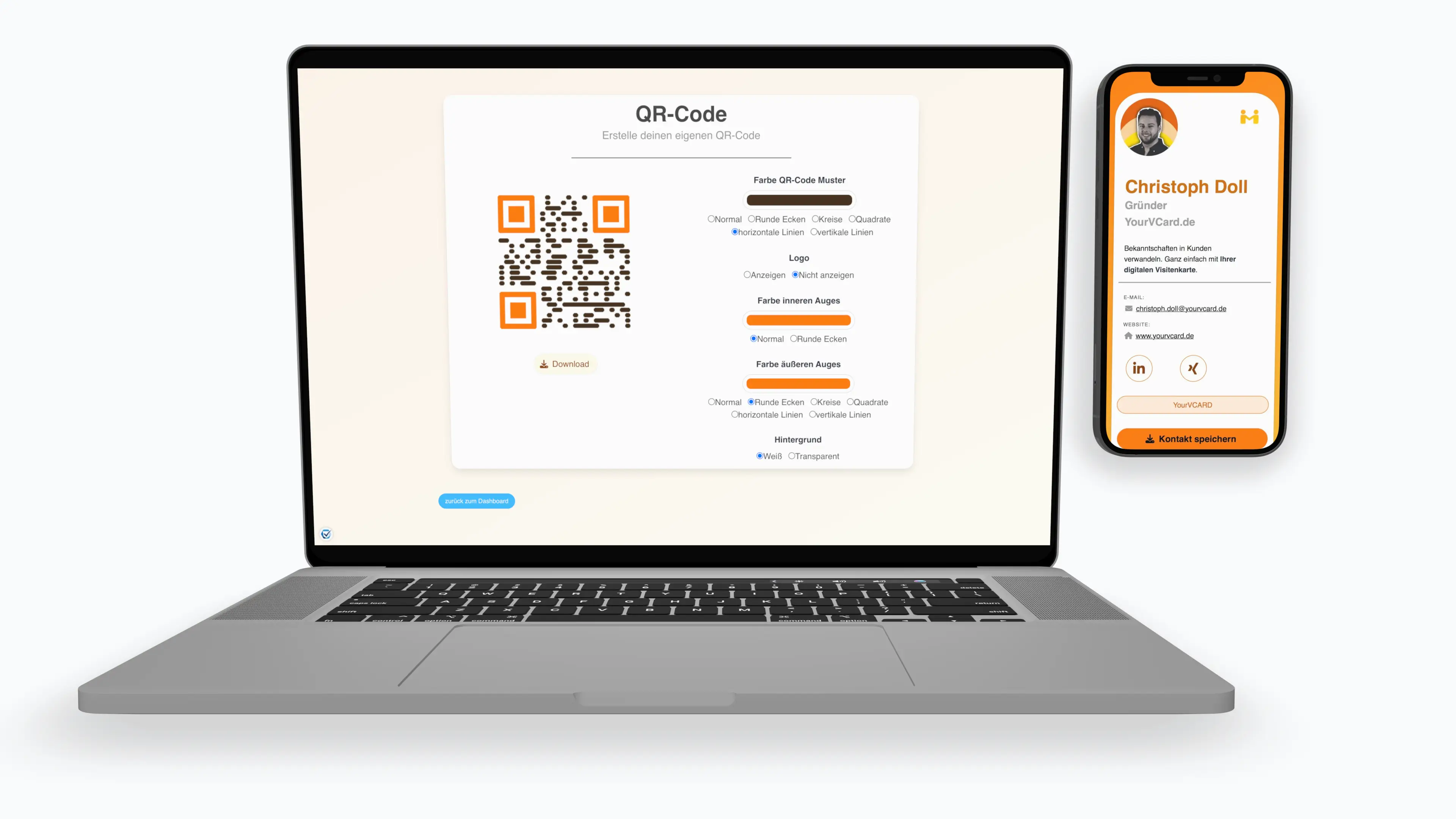 Übersicht über unseren QR-Code-Generator