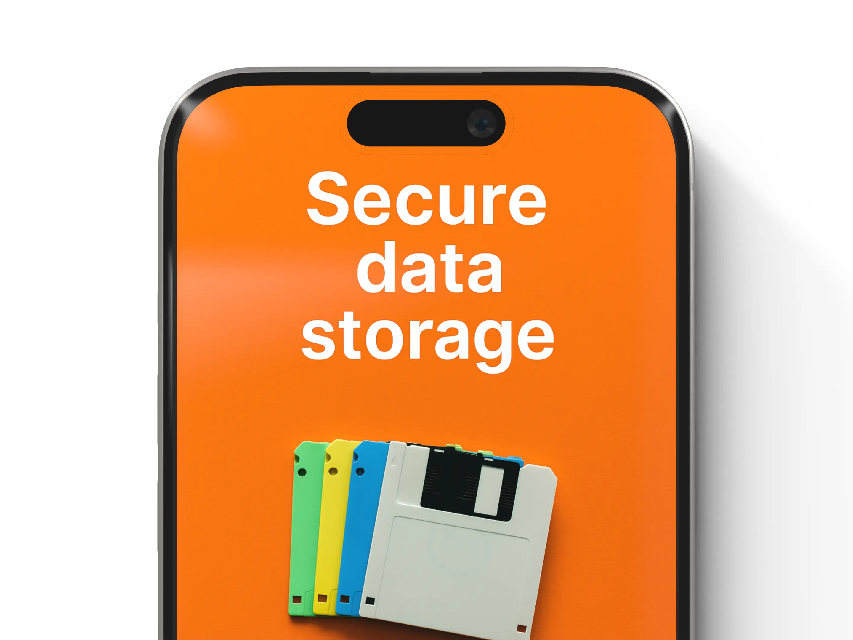 iPhones Secure Data auf dem Bildschirm